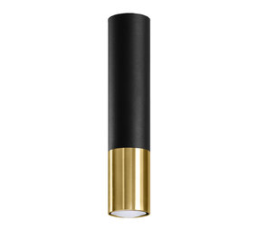 Sollux Lighting Plafondlamp LOOPEZ zwart/goud
