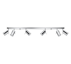 Sollux Lighting Plafondlamp RING 6L chroom