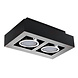 Kanlux LED Plafondspot - 2xGU10 AR111 - excl. LED spot - Aluminium - Zwart Kanlux LED Plafondspot - 2xGU10 AR111 - excl. LED spot - Aluminium - Zwart