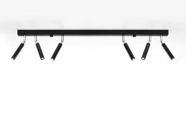 Sollux Lighting LED Plafondspot zwart EYETECH - 6 x G9 aansluiting