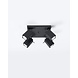 LED Plafondspot zwart MERIDA - 4 x GU10 aansluiting LED Plafondspot zwart MERIDA - 4 x GU10 aansluiting