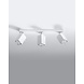 LED Plafondspot wit MERIDA - 3 x GU10 aansluiting LED Plafondspot wit MERIDA - 3 x GU10 aansluiting