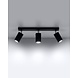 LED Plafondspot zwart RING - 3 x GU10 aansluiting LED Plafondspot zwart RING - 3 x GU10 aansluiting