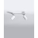 LED Plafondspot wit RING - 2 x GU10 aansluiting LED Plafondspot wit RING - 2 x GU10 aansluiting