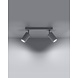 LED Plafondspot wit RING - 2 x GU10 aansluiting LED Plafondspot wit RING - 2 x GU10 aansluiting