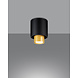 LED Plafondspot zwart NESI - 1 x GU10 aansluiting LED Plafondspot zwart NESI - 1 x GU10 aansluiting