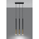 LED Hanglamp zwart goud MOZAICA - 3 x G9 aansluiting LED Hanglamp zwart goud MOZAICA - 3 x G9 aansluiting