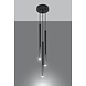 LED Hanglamp zwart chrome MOZAICA - 3 x G9 aansluiting LED Hanglamp zwart chrome MOZAICA - 3 x G9 aansluiting
