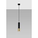 LED Hanglamp zwart goud LOOPEZ - 1 x GU10 aansluiting LED Hanglamp zwart goud LOOPEZ - 1 x GU10 aansluiting
