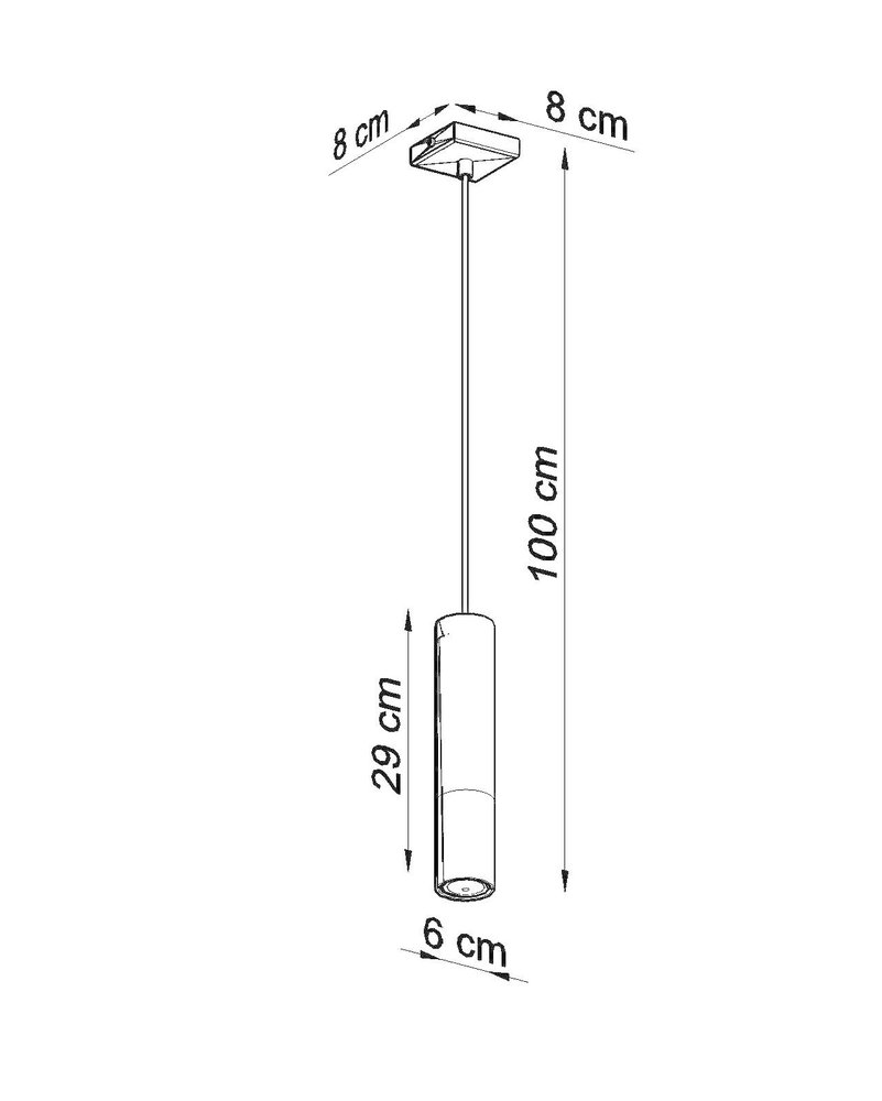 Sollux Lighting LED Hanglamp zwart goud LOOPEZ - 1 x GU10 aansluiting Sollux Lighting LED Hanglamp zwart goud LOOPEZ - 1 x GU10 aansluiting