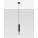 LED Hanglamp zwart chrome LOOPEZ - 1 x GU10 aansluiting LED Hanglamp zwart chrome LOOPEZ - 1 x GU10 aansluiting
