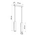 LED Hanglamp mat zwart LAGOS - 2 x GU10 aansluiting LED Hanglamp mat zwart LAGOS - 2 x GU10 aansluiting