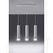 LED Hanglamp wit LAGOS - 3 x GU10 aansluiting LED Hanglamp wit LAGOS - 3 x GU10 aansluiting