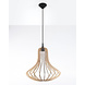 LED Hanglamp hout ELZA - 1 x E27 aansluiting LED Hanglamp hout ELZA - 1 x E27 aansluiting