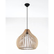 LED Hanglamp hout APRILLA - 1 x E27 aansluiting LED Hanglamp hout APRILLA - 1 x E27 aansluiting