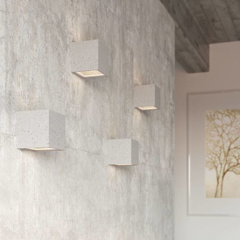 Sollux Lighting LED Wandlamp beton LEO - 1 x G9 aansluiting Sollux Lighting LED Wandlamp beton LEO - 1 x G9 aansluiting
