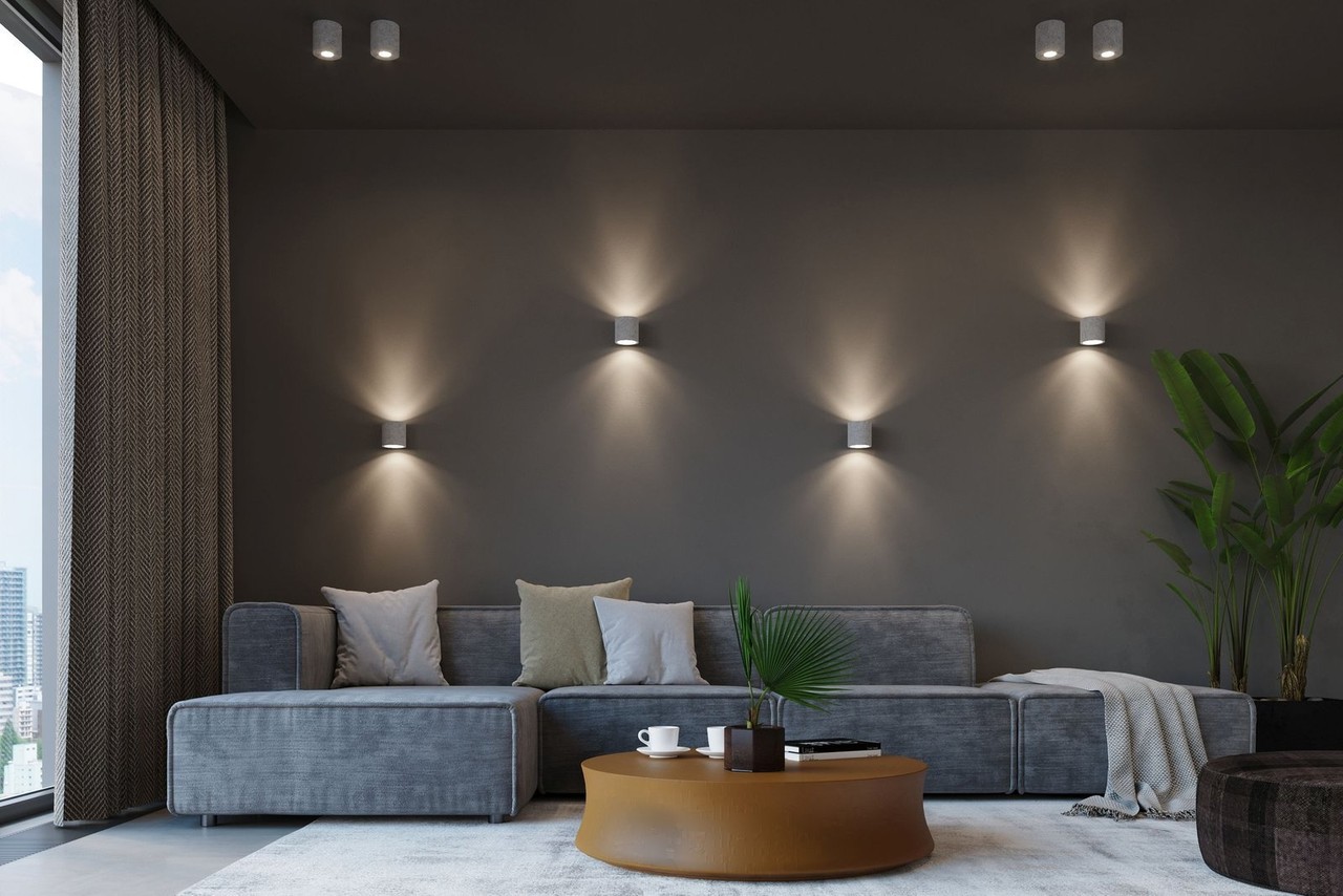 Sollux Lighting LED Wandlamp beton ORBIS - 1 x G9 aansluiting Sollux Lighting LED Wandlamp beton ORBIS - 1 x G9 aansluiting