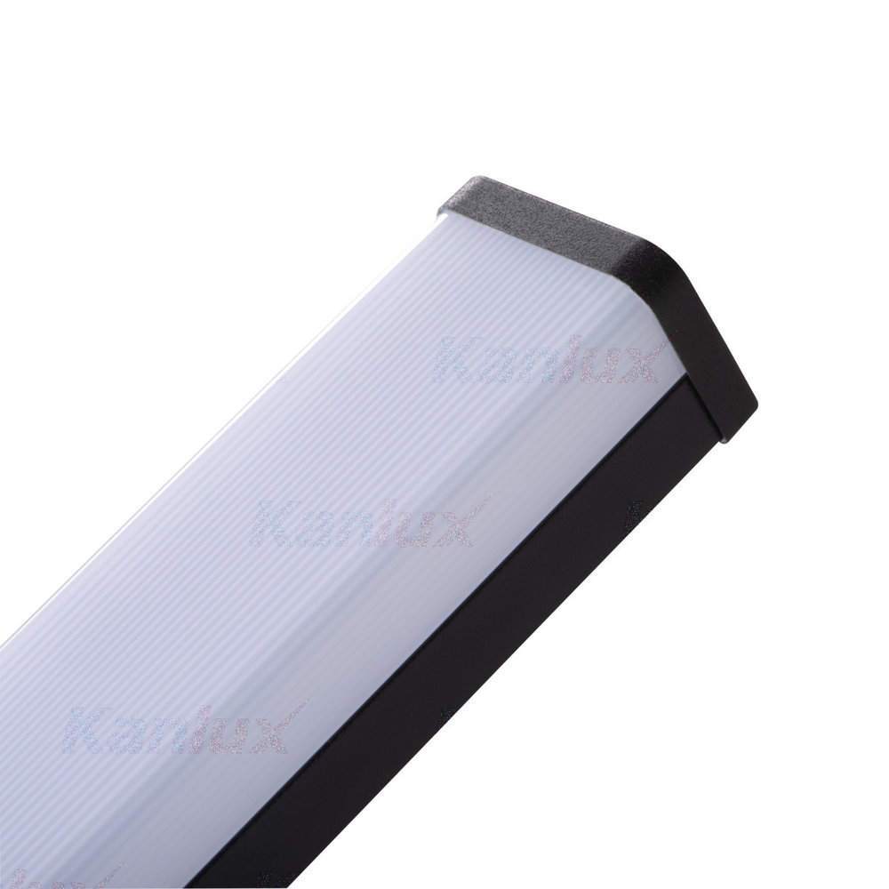 Kanlux LED Spiegellamp badkamer - 40cm - 8W - 4000K helder wit licht - Zwart Kanlux LED Spiegellamp badkamer - 40cm - 8W - 4000K helder wit licht - Zwart
