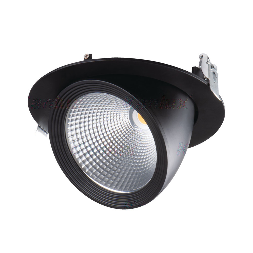 Kanlux LED Downlight Kantelbaar Zwart 23W 2510lm 45D - 940 Koel Wit | 175mm  | Beste Kleurweergave | 5 jaar garantie Kanlux LED Downlight Kantelbaar Zwart 23W 2510lm 45D - 940 Koel Wit | 175mm  | Beste Kleurweergave | 5 jaar garantie