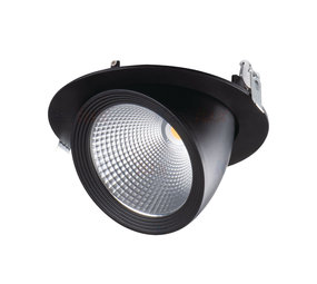Kanlux LED Downlight banaanspot zwart - 33W 110lm p/w - 4000K - 3 jaar garantie Kanlux LED Downlight banaanspot zwart - 33W 110lm p/w - 4000K - 3 jaar garantie