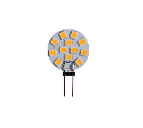Spectrum LED G4 - 12V - 1.2W - 830 3000K - Warm wit licht - Vervangt 10W Spectrum LED G4 - 12V - 1.2W - 830 3000K - Warm wit licht - Vervangt 10W
