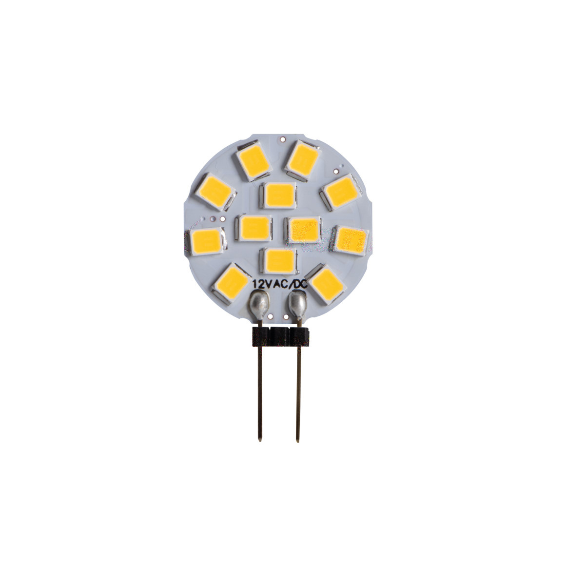 LED G4 12V 2W - 3000K warm wit - 30mm 