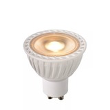 Lucide MR16 - Led lamp - Ø 5 cm - LED Dim to warm - GU10 - 1x5W 2200K/3000K - Wit