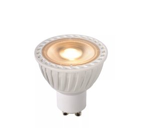 Lucide OP=OP LED GU10 - 5W DIM - 2200K-3000K - 38° - Keramisch - Wit Lucide OP=OP LED GU10 - 5W DIM - 2200K-3000K - 38° - Keramisch - Wit