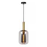 Lucide LED Hanglamp JOANET mat goud -  E27 fitting - Fumé
