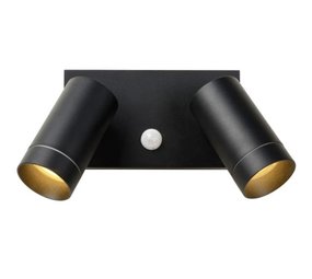 Lucide LED Wandspot Buiten - 2xGU10 - IP54 - Zwart Lucide LED Wandspot Buiten - 2xGU10 - IP54 - Zwart