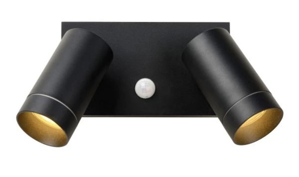 Lucide Lucide TAYLOR - Wandspot Buiten - 2xGU10 - IP54 - Zwart Lucide Lucide TAYLOR - Wandspot Buiten - 2xGU10 - IP54 - Zwart