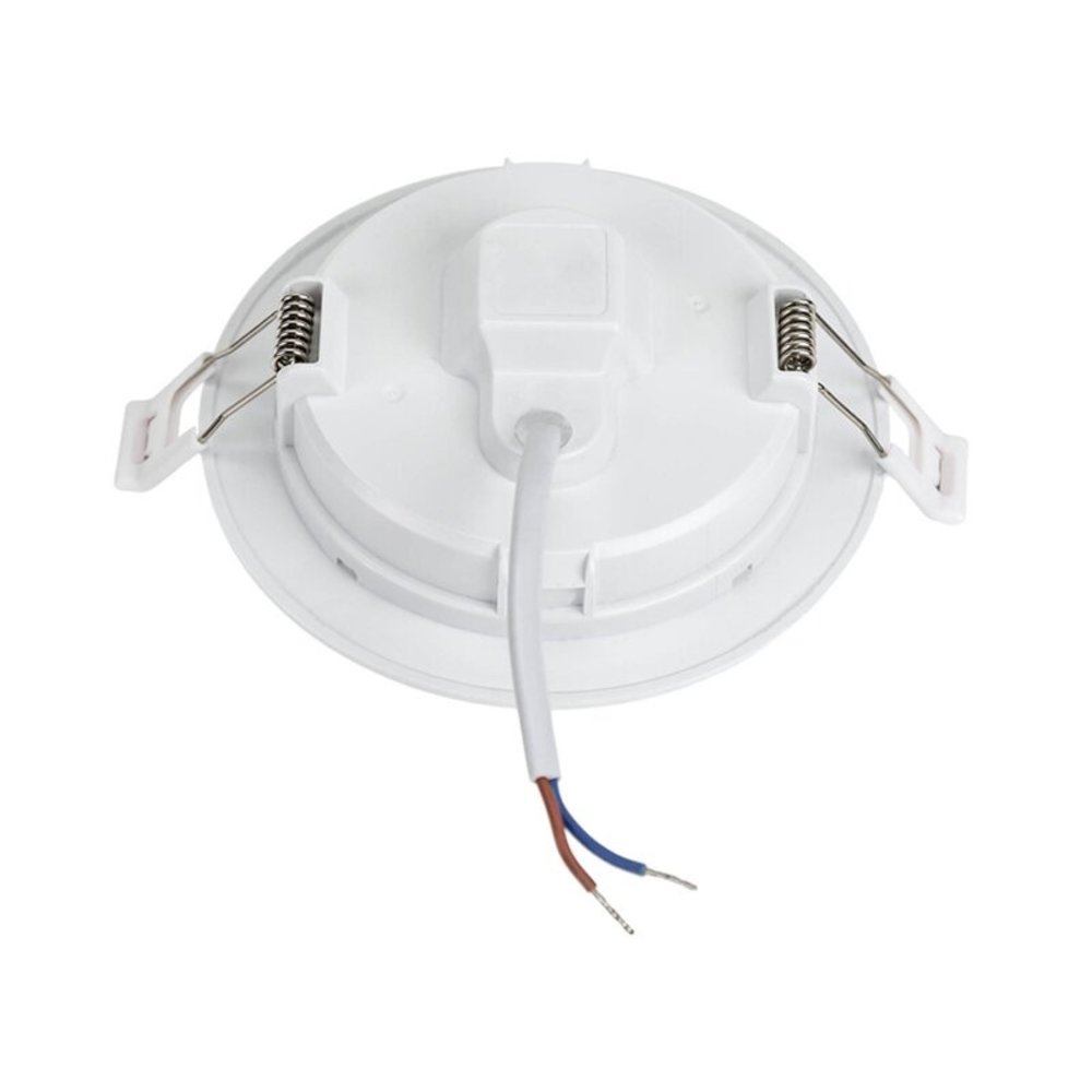 1 LED Inbouwspot rond - 6W vervangt 48W - Inbouwmaat 100x25mm - 6000K