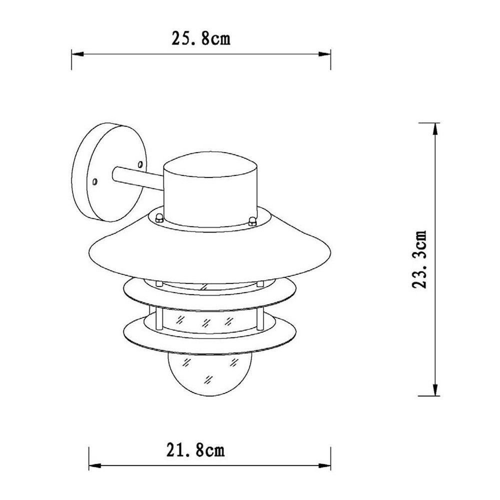 Lucide ZICO - Wandlamp Buiten - 1xE27 - IP44 - Mat chroom Lucide ZICO - Wandlamp Buiten - 1xE27 - IP44 - Mat chroom