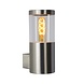 Lucide Lucide FEDOR - Wandlamp Buiten - 1xE27 - IP44 - Mat chroom Lucide Lucide FEDOR - Wandlamp Buiten - 1xE27 - IP44 - Mat chroom