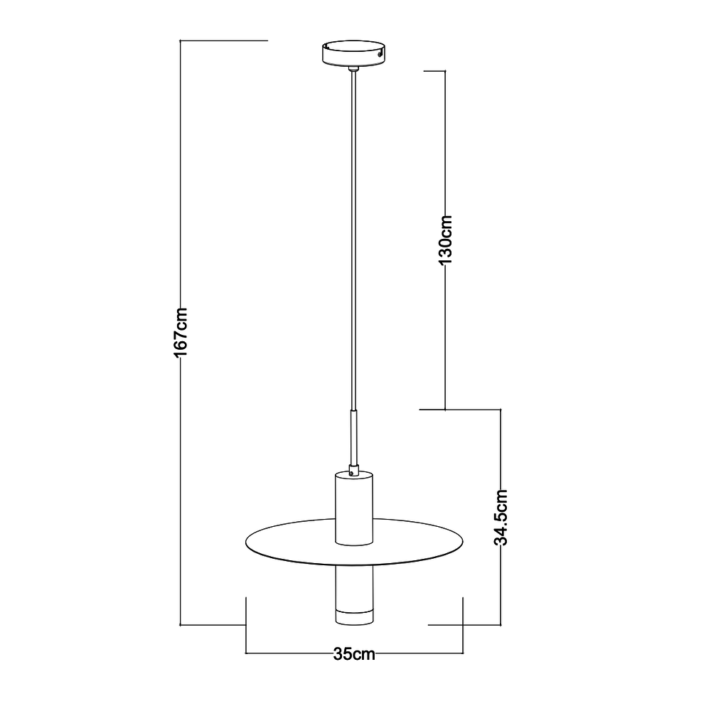Lucide Lucide SELIN - Hanglamp - Ø 35 cm - 1xGU10 - Zwart Lucide Lucide SELIN - Hanglamp - Ø 35 cm - 1xGU10 - Zwart