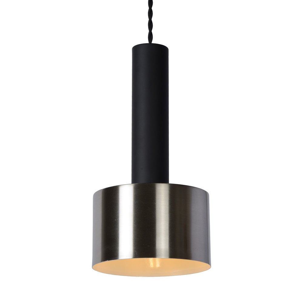 Lucide Lucide TEUN - Hanglamp - Ø 13 cm - 1xE27 - Zwart Lucide Lucide TEUN - Hanglamp - Ø 13 cm - 1xE27 - Zwart