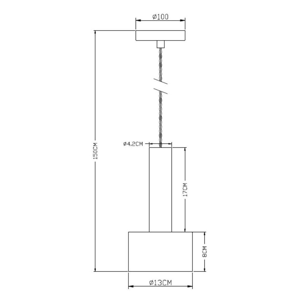 Lucide Lucide TEUN - Hanglamp - Ø 13 cm - 1xE27 - Zwart Lucide Lucide TEUN - Hanglamp - Ø 13 cm - 1xE27 - Zwart