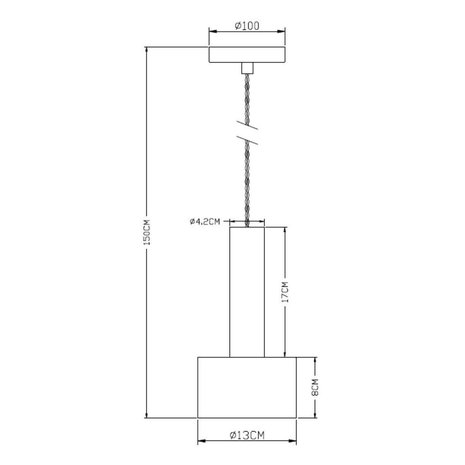 Lucide Lucide TEUN - Hanglamp - Ø 13 cm - 1xE27 - Zwart Lucide Lucide TEUN - Hanglamp - Ø 13 cm - 1xE27 - Zwart