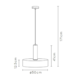 Lucide Lucide GIADA - Hanglamp - Ø 50 cm - 1xE27 - Mat Goud / Messing Lucide Lucide GIADA - Hanglamp - Ø 50 cm - 1xE27 - Mat Goud / Messing