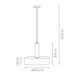 Lucide Lucide GIADA - Hanglamp - Ø 40 cm - 1xE27 - Mat Goud / Messing Lucide Lucide GIADA - Hanglamp - Ø 40 cm - 1xE27 - Mat Goud / Messing