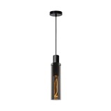 Lucide ORLANDO - Hanglamp - Ø 10 cm - 1xE27 - Fumé