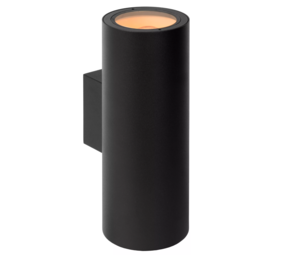 Lucide LED Wandspot buiten VOLANTIS - Zwart - 2xE27 - 40W - IP54