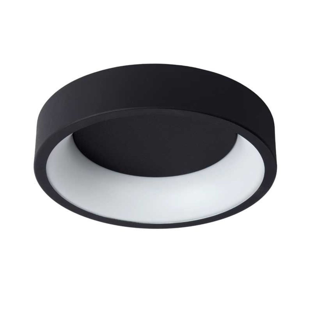 Lucide Lucide TALOWE LED - Plafonnière - Ø 60 cm - LED Dimb. - 1x42W 3000K - Zwart Lucide Lucide TALOWE LED - Plafonnière - Ø 60 cm - LED Dimb. - 1x42W 3000K - Zwart