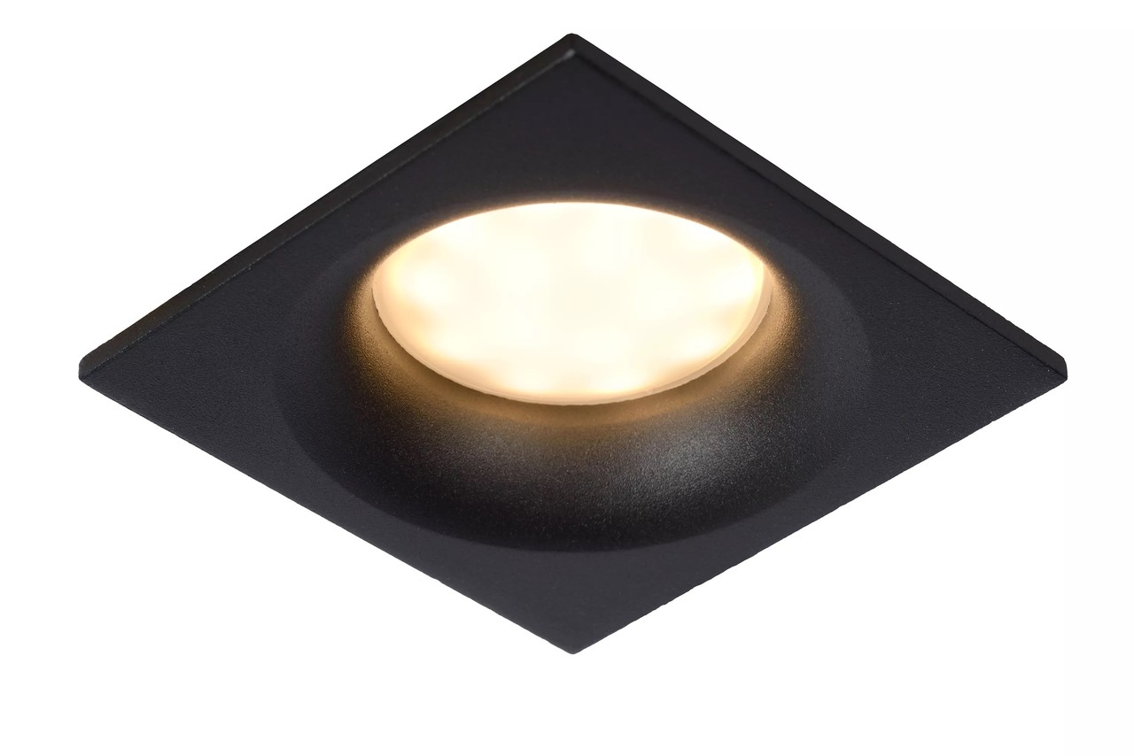 Lucide LED Inbouwspot Armatuur IP44 - Zwart Vierkant ZIVA | Geschikt voor badkamer - GU10 Fitting Lucide LED Inbouwspot Armatuur IP44 - Zwart Vierkant ZIVA | Geschikt voor badkamer - GU10 Fitting