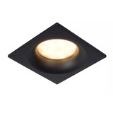 Lucide ZIVA - Inbouwspot Badkamer - 1xGU10 - IP44 - Zwart Lucide ZIVA - Inbouwspot Badkamer - 1xGU10 - IP44 - Zwart