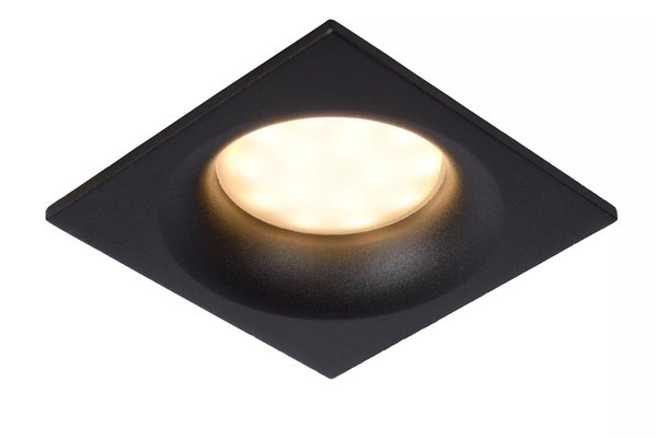 Lucide LED Inbouwspot Armatuur IP44 - Zwart Vierkant ZIVA | Geschikt voor badkamer - GU10 Fitting Lucide LED Inbouwspot Armatuur IP44 - Zwart Vierkant ZIVA | Geschikt voor badkamer - GU10 Fitting