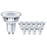 Voordeelpak 10 stuks - GU10 LED spot - 1W vervangt 10W - 2700K warm wit licht - 36° lichtspreiding Voordeelpak 10 stuks - GU10 LED spot - 1W vervangt 10W - 2700K warm wit licht - 36° lichtspreiding