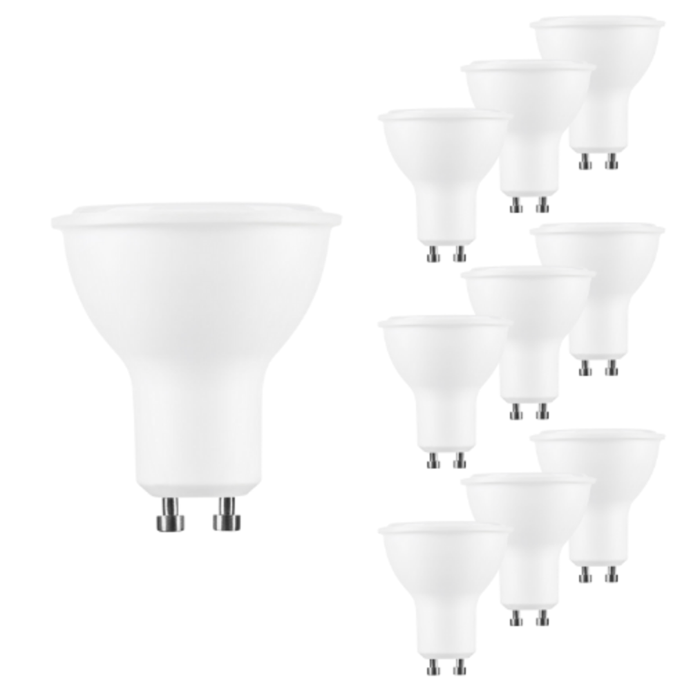 Modee Voordeelpak 10 stuks LED Spot GU10 - 6W 420Lm - 3000K Warm Wit - Dimbaar | Vervangt 50W Modee Voordeelpak 10 stuks LED Spot GU10 - 6W 420Lm - 3000K Warm Wit - Dimbaar | Vervangt 50W