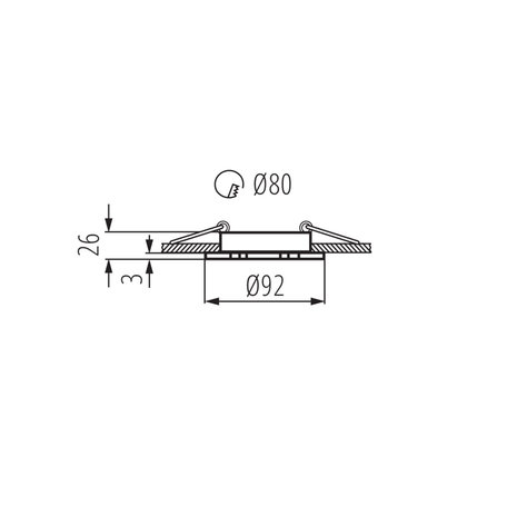 Kanlux LED Inbouwspot Armatuur GU10 - IP20 Kantelbaar - Mat Wit - Rond 92MM | Zaagmaat 75MM - voor GU10 & GU5.3 Fitting Kanlux LED Inbouwspot Armatuur GU10 - IP20 Kantelbaar - Mat Wit - Rond 92MM | Zaagmaat 75MM - voor GU10 & GU5.3 Fitting