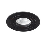 Kanlux LED Inbouwspot Armatuur GU10 - IP20  Kantelbaar - Mat Zwart - Rond 92MM |  Zaagmaat 80MM - voor GU10 & GU5.3 Fitting